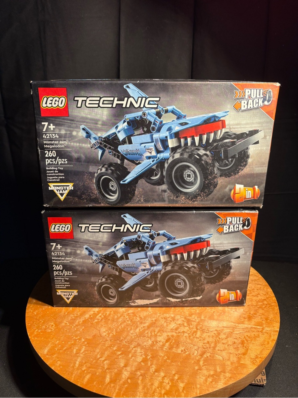 LEGO Technic Monster Jam Megalodon 42134 Set of 2 (1 Sealed, 1 Damaged Box)